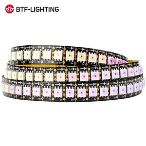 Led Strip Light Flexible Wholesales Price 16.4ft Ip20 Ip30 Dream Color Flexible Lighting Led Strip APA102 Sk9822