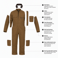 Combinaisons de travail FR, vestes de soudage, combinaisons ignifuges, vêtements de travail pour hommes, uniformes d'ouvriers d'usine, antistatiques, respirants