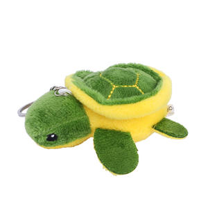 Commercio all'ingrosso carino Mini 10 cm ciondolo tartaruga marina portachiavi bambola occhio fortunato giocattolo di peluche per alleviare lo Stress tecnico lavato ODM possibile - Product Image 5