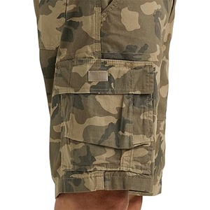 กางเกงขาสั้นคาร์โก้ผ้าฝ้าย 100% น้ำหนักเบา ลายพราง ทรงตรง สำหรับผู้ชาย เหมาะกับการเคลื่อนไหวอย่างรุนแรง ขายส่งสำหรับฤดูร้อน - Product Image 5