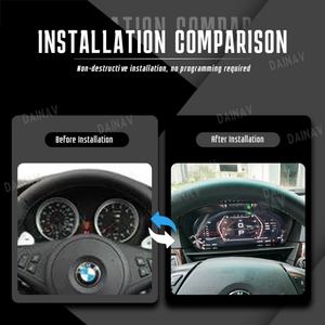 Panel de Instrumentos LCD de 12.3 Pulgadas para BMW Serie 5 E60 Sistema CCC 2004-2009, Panel de Cristal para el Tablero, Velocímetro, Instrumento de Cabina - Product Image 2