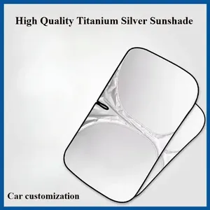 Pare-<span class=keywords><strong>soleil</strong></span> avant de voiture RTS TMST Y0139, bloque les rayons du <span class=keywords><strong>soleil</strong></span>, réflecteur, visière, couverture pliable, parasol 100% polyester pour Avita - Product Image 2