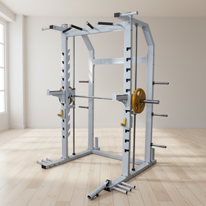 <span class=keywords><strong>Machine</strong></span> à Squat Professionnelle pour Entraînement de Force – Équipement de Gymnastique en Métal pour Presses à Jambes et Squats Profonds - Product Image 1