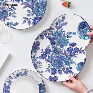 Assiettes de table en porcelaine fine céramique écologique modernes, très demandées, pour cadeaux d'affaires - Product Image 1