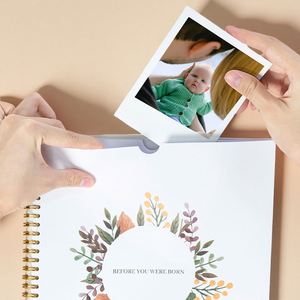Cute Design <b>First</b>-Year Baby Growth Memories Journal A5 Hardcover Activity Book Spiral <b>Binding</b> PP Cover Material Perfect Gift - Product Image 2