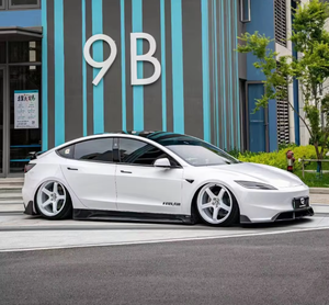 ชุดแต่งคาร์บอนไฟเบอร์ทรง CMS-T สำหรับรถยนต์รุ่น <span class=keywords><strong>3</strong></span> จากโรงงานโดยตรง ประกอบด้วยลิ้นหน้า สเกิร์ตข้าง ดิฟฟิวเซอร์หลัง และสปอยเลอร์ - Product Image 3