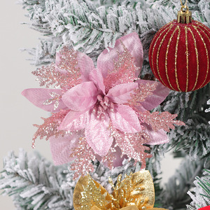 Vente en gros de <span class=keywords><strong>d</strong></span>écorations de Noël festives modernes ornements <span class=keywords><strong>d</strong></span>'arbre de guirlande de poudre <span class=keywords><strong>d</strong></span>'or artificielle de haute qualité sacs de grande taille - Product Image 4