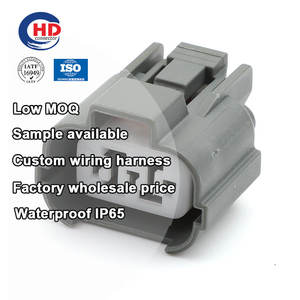 <span class=keywords><strong>3</strong></span> دبوس-من-من-من-من محطة سيارة أتوماتيكية أنثوية ، غلاف كهربائي مقاوم للماء ، طقم رأس كابل - Product Image 1