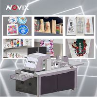 Impresora de Embalaje Industrial Novix Mini de Bajo Costo, Impresión en Una Sola Pasada para Vasos de Papel y Cajas