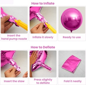 In the Trend 22-Inch <b>Round</b> Foil <b>Balloons</b> for Wedding & Birthday Parties-Decoration - Product Image 6