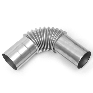 Extension de tuyau de foyer à bois massif, <span class=keywords><strong>Tube</strong></span> droit en acier inoxydable avec coude - Product Image 5