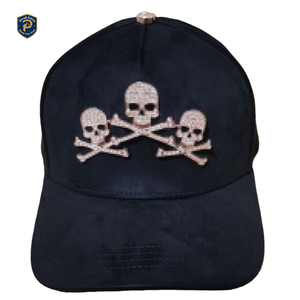 <span class=keywords><strong>หมวก</strong></span>เบสบอลทรงโค้ง 5 แผง สไตล์ใหม่ <span class=keywords><strong>หมวก</strong></span>กีฬาผ้าสักหลาดแบบกำหนดเอง พร้อมโลโก้ประดับเพชร - Product Image 4