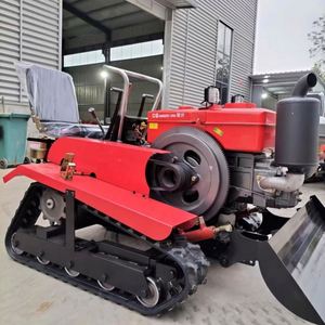 Cultivadora Rotativa Multifuncional Montada en Asiento de China, Pequeños Tractores Agrícolas de Orugas y Cultivadores para Huertos y Invernaderos - Product Image 4