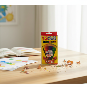 Lot de 12 crayons de couleur à l'huile en bois pour artistes, pour enfants, crayons personnalisés à bas <span class=keywords><strong>prix</strong></span> - Product Image 1