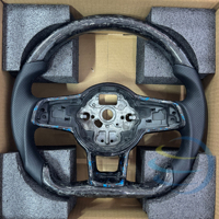 Maßgefertigtes Lenkrad aus geschmiedetem Carbon für Volkswagen VW Golf MK 7 7.5 R GTI GTD GTE Passat B8 Tiguan MK2 Touran Polo