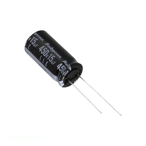 Condensateur canal fabricant 35ZA10M5X7, aluminium, 10 µF, 20 %, 35 V, radial, traversant, 10 µF - Product Image 1