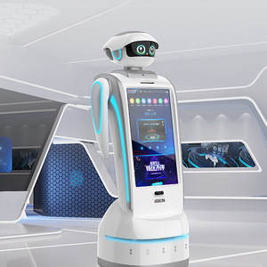 Nhỏ Android thông minh Robot thông minh tiếp nhận tương tác triển lãm hội trường Bảo tàng hướng dẫn <span class=keywords><strong>OLED</strong></span> 1080p màn hình cho các bệnh viện - Product Image 5