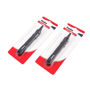 <strong>Foska</strong> Black Metal Letter Opener Curved Pen-Shaped Design No Paper Tear Handheld <strong>Staple</strong> Puller Stick for Office Home &amp; School - Product Image 6