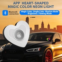 Nouvelle lumière ambiante LED pour pare-brise de voiture Thhowie, bande lumineuse néon, lampe d'ambiance décorative pour vitre arrière, premium 12V, éclat lumineux