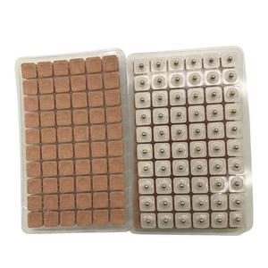 Graines de stimulation des points d'acupuncture auriculaires, patchs auriculaires en forme de haricot, patchs de pression auriculaire, patchs de massage, patchs de pression auriculaire à billes d'acier, Bian - Product Image 3