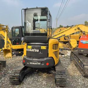 Excavadora Komatsu PC35MR Usada, Excavadora de Cadenas Komatsu de 3.5 Toneladas con Hoja de Desnivele, Mini Excavadora a Bajo Precio en Venta - Product Image 2