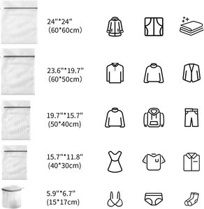 Custom Logo Eco-Friendly Mesh Laundry Storage <b>Bag</b> Waterproof Foldable Design for Home Storage Organization Washing Machine Use - Product Image 2