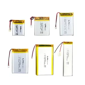 Mini batterie rechargeable Li-Ion 40Mah 110Mah 190Mah 550Mah Pl503450 Pl603450 3.7V petite batterie au lithium polymère