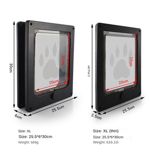 <span class=keywords><strong>Porte</strong></span> moderne en plastique ABS <span class=keywords><strong>pour</strong></span> chat et <span class=keywords><strong>chien</strong></span> avec interrupteur rotatif <span class=keywords><strong>pour</strong></span> un contrôle pratique de l'ouverture - Product Image 3