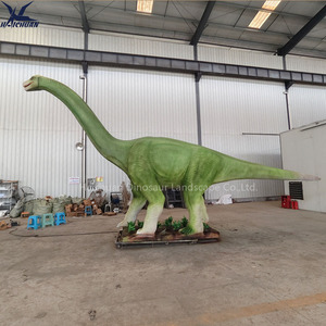 Grand dinosaure animatronique de 10 mètres de long, type Brachiosaurus, avec fonction de pulvérisation d'eau, pour parcs aquatiques extérieurs - Product Image 6