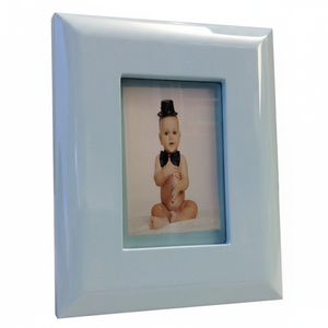 Cornice Fotografica in Vetro Parzialmente Piatto Azzurro Chiaro - Product Image 2