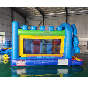 Casa de rebote inflable comercial portátil para perros, tobogán combinado para niños, castillo inflable para niños, Castillo de salto para perros con soplador - Product Image 3