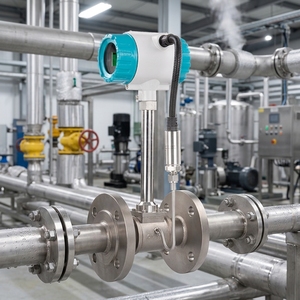 Débitmètre en acier inoxydable 316, haute précision, connexion à bride OEM - Product Image 4