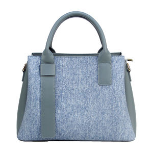 กระเป๋าโท้ทใส่ของผู้หญิงแบบลำลองประดับคริสตัลออสซิลเลเตอร์2022ประดับมุกวัสดุ PU จุของได้มากสไตล์อังกฤษ - Product Image 6