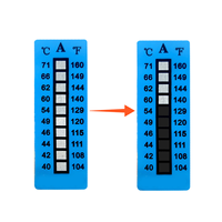 Etiqueta de monitoreo de alta temperatura personalizada, componente de precisión, termómetro sensible, pegatina indicadora de cambio de Color Reversible