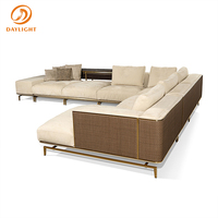 Luxuriöses Modernes 3-Sitzer-Sofa mit Dunkelgrauer Samtpolsterung, Unabhängige Breite Kissen, Minimalistisches Sofa mit Schlanken Metallbeinen