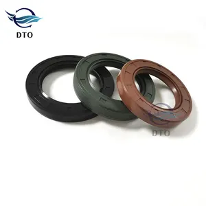 Cao ouality Bán Buôn Skeleton Con Dấu Dầu Đôi Lip Nitrile TC Phía Trước Ngã Ba Xe Máy Con Dấu Dầu Cho Piston