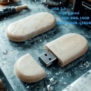 Biểu tượng tùy chỉnh khuyến mại bằng gỗ bộ nhớ Flash <span class=keywords><strong>USB</strong></span> 3.0 ổ đĩa flash cho món quà <span class=keywords><strong>USB</strong></span> Stick với hộp đĩa flash tre gỗ FlashDrive - Product Image 2