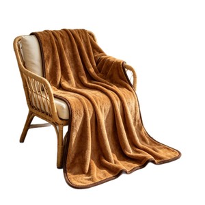 Manta de Polar, Gruesa, Cálida y Suave, para Hotel, Dormitorio o Sofá, de Doble Cara, Acogedora, de Color Sólido, Moderna - Product Image 5