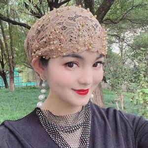 Wholesale New Solid Color Two-Piece Set Muslim Women's Undercap Tube Cap Chiffon Shawl - Product Image 5