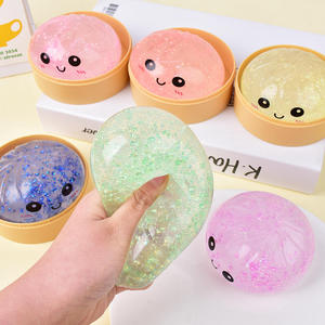 Juguete Blandito Gigante de Malta Transparente Súper Elástico con Purpurina, Juguetes Squishy - Product Image 2