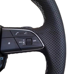 Alcantara หนังแบบมีรูพรุนสำหรับรถ Audi Q3 Q5 Q7 Q8 B9 SQ5L SQ7พวงมาลัย S4แบบ SQ8 - Product Image 5