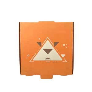 Boîtes à pizza personnalisées en carton ondulé brun pour événements et restaurants, design carré, fabricant de boîtes à pizza sécurisées - Product Image 3