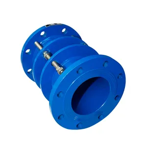 Pipe Mechanical Coupling Dismantling Pipe Fitting Carbon Steel Ductile Iron Blue Painting Round Casting Flange Expansion Joint