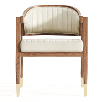 Chaise de salle à manger scandinave Berti 01 avec siège ou dossier en rotin, bois massif, minimaliste, moderne, mobilier de café, bistrot