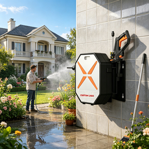 Nettoyeur haute pression mural 2200W à couple élevé, électrique, pour voiture, avec <span class=keywords><strong>enrouleur</strong></span> de <span class=keywords><strong>tuyau</strong></span> <span class=keywords><strong>automatique</strong></span>, pour la maison, le garage et le detailing - Product Image 5
