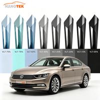 NANOTEK Kaca Film Nano Keramik untuk Mobil, Kontrol Panas Matahari, Perlindungan UV, Pengurangan Panas IR, Privasi, Garansi 5 Tahun