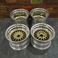 Jantes en alliage forgées PWC Deep Dish 3 pièces 15 pouces concaves finition brillante état neuf 4 pièces compatibles Tesla Model S pour E46