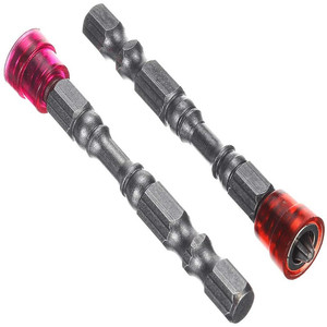 Multicolored Ph2 S2 Alloy Steel Phillips <b>Screwdriver</b> <b>Bits</b> 65mm Quick Change Chuck For Drill - Product Image 2