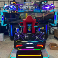 Machine d'arcade de course pour enfants Dinibao personnalisée avec simulateur de volant, course en dérive, jeu solo, vente en gros
