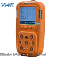 Détecteur de gaz portable 4 en 1 H2S CO CO2 O2, moniteur de gaz toxiques industriels, alarme sonore et visuelle, analyseur de gaz